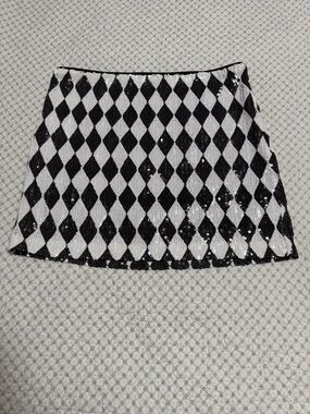 Bebe Sequin Mini Skirt XS